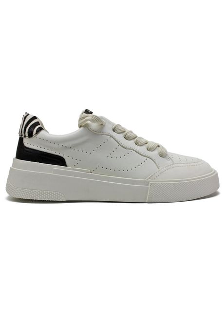 Ash free nappa leather women s low top sneakers colour white pristine