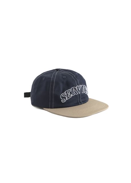 Baseball cap service works arch logo contrst stitch