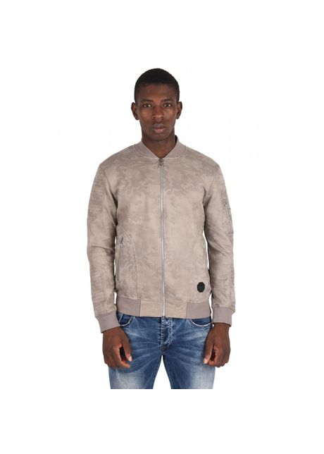 Biker effect suede camo jacket project x paris