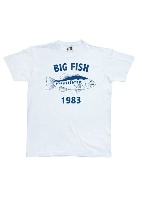 Black bass logo t shirt big fish