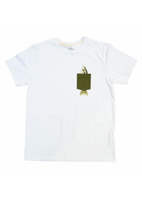 Black bass pocket t shirt big fish