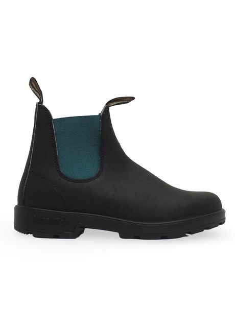 Blundstone 2307 leather unisex chelsea boots colour black green