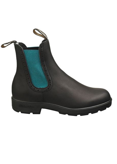 Blundstone 2320 leather women s chelsea boots colour black green