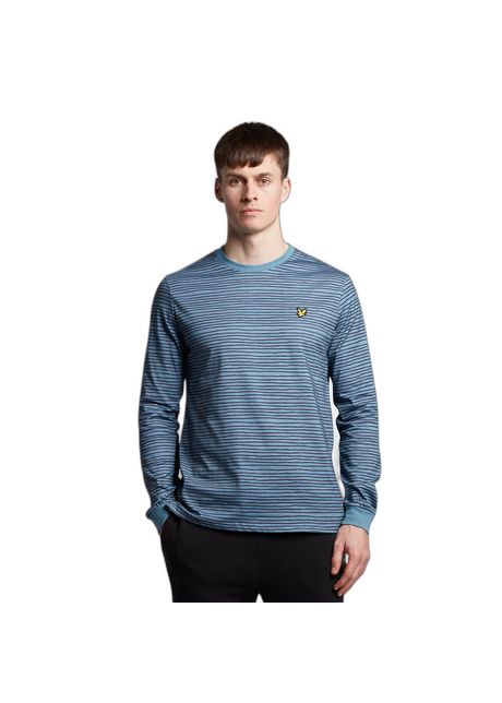 Breton stripes t shirt long sleeves lyle scott