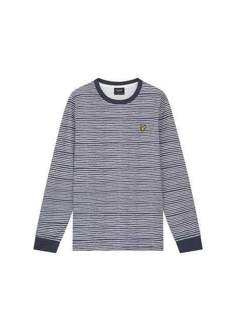 Breton stripes t shirt long sleeves lyle scott