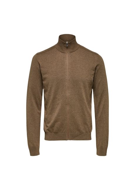 Cardigan vest selected full zip