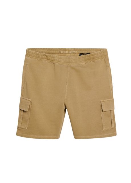 Cargo shorts with contrast stitching superdry