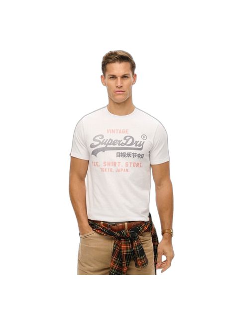 Casual t shirt superdry vintage logo heritage