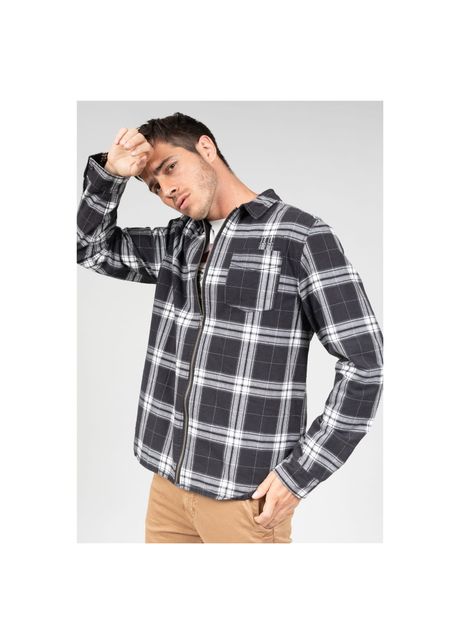 Checked overshirt deeluxen pretender