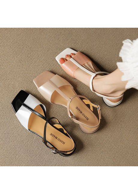 Chiko c cile open toe block heels t strap shoes