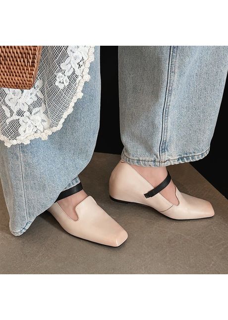 Chiko camberley square toe wedge loafers shoes
