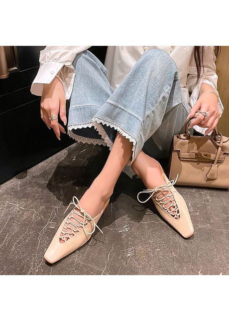Chiko caron pointy toe block heels clogs mules shoes