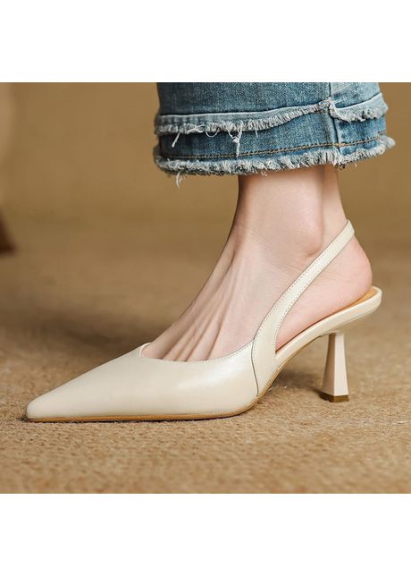 Chiko carson pointy toe kitten heels slingback shoes