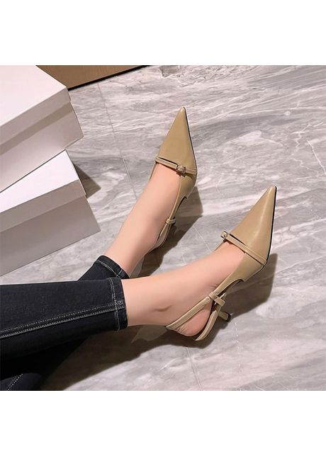 Chiko cary pointy toe kitten heels slingback shoes