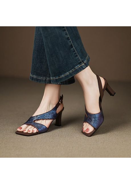 Chiko cavalli open toe chunky heels heeled sandals