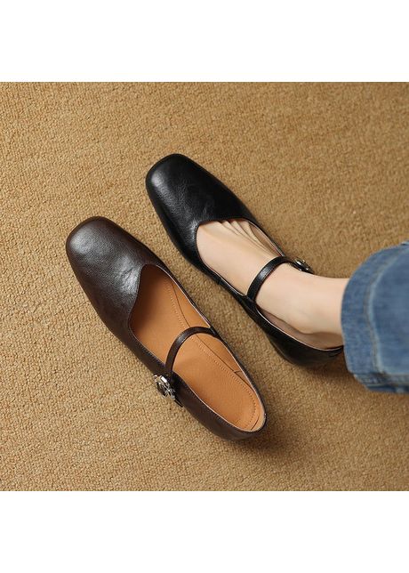 Chiko cavillace square toe block heels mary jane shoes