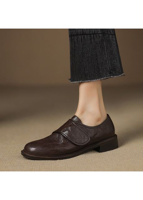 Chiko cawny round toe block heels oxfords shoes