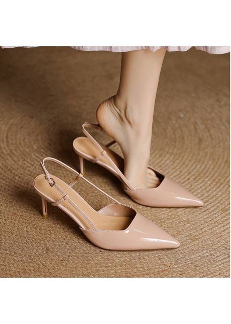Chiko cedar pointy toe kitten heels slingback shoes