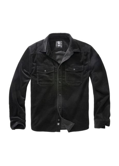 Classic long sleeve velvet shirt brandit