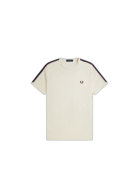 Contrast band t shirt fred perry ringer