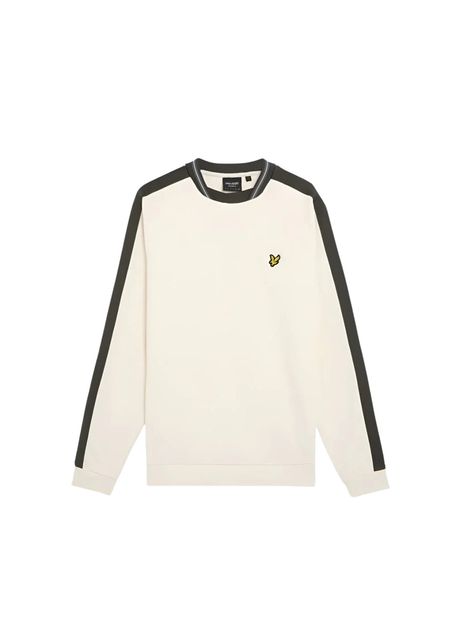 Contrast stripe sweatshirt lyle scott