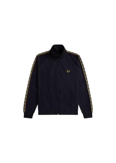 Contrast stripe tracksuit jacket fred perry