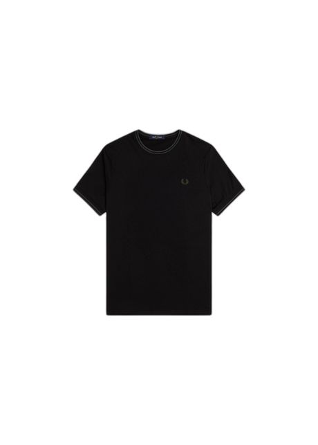 Double button t shirt fred perry