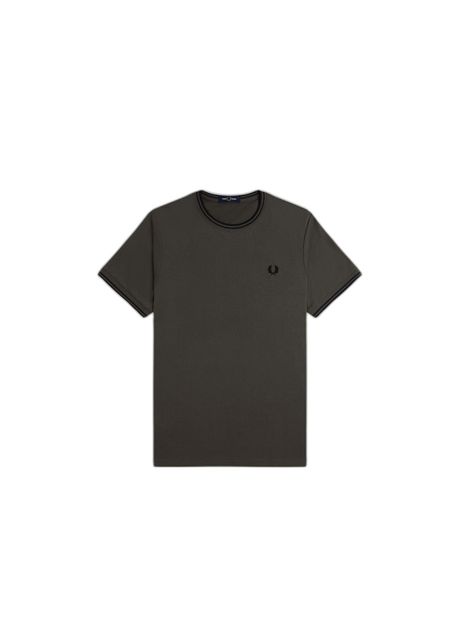 Double button t shirt fred perry