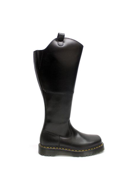 Dr martens amaayah hi leather women s knee high boots uk 5 us 7 women eu 38 colour black