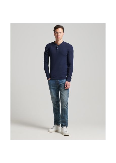 Embossed organic cotton t shirt superdry