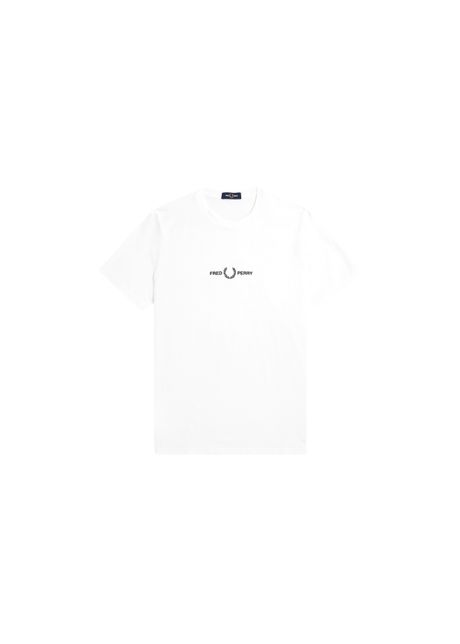 Embroidered t shirt fred perry