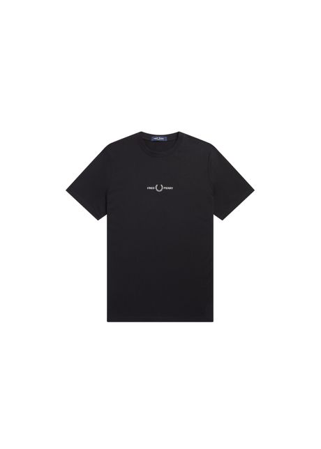 Embroidered t shirt fred perry