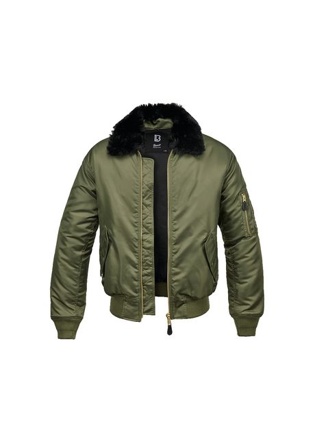 Faux fur collar jacket brandit ma1