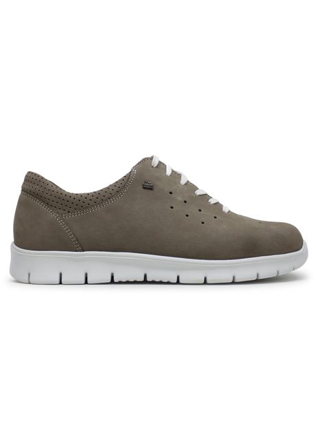 Finn comfort barletta nubuck leather women s sneakers colour rock