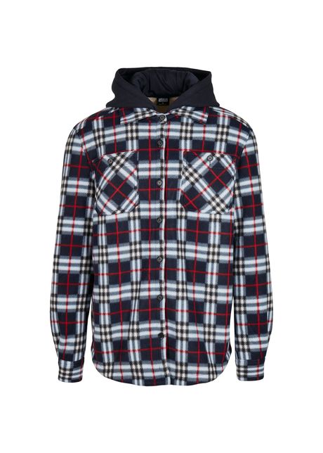 Fleece jacket with hood urban classics