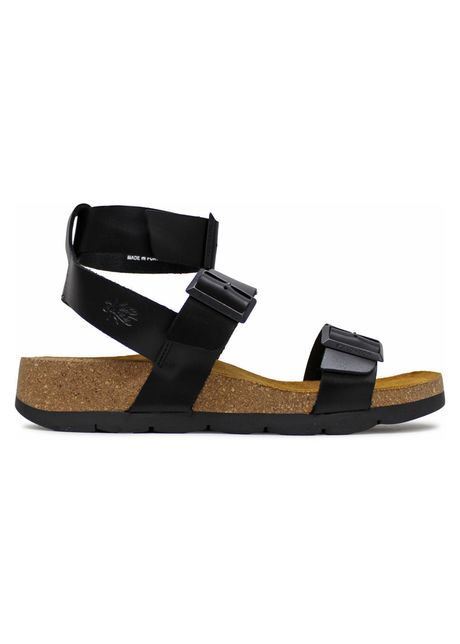 Fly london coki040fly bridle women s ankle strap sandals colour black