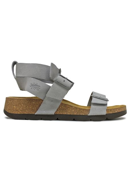 Fly london coki040fly suede women s wedge heels sandals colour light grey