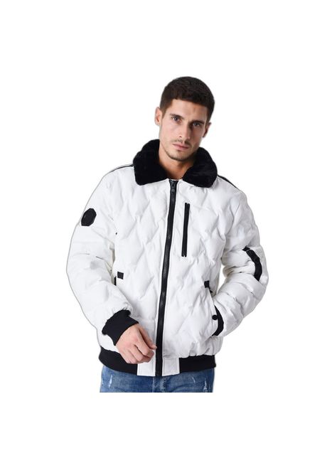 Furry aviator collarpuffer jacket project x paris
