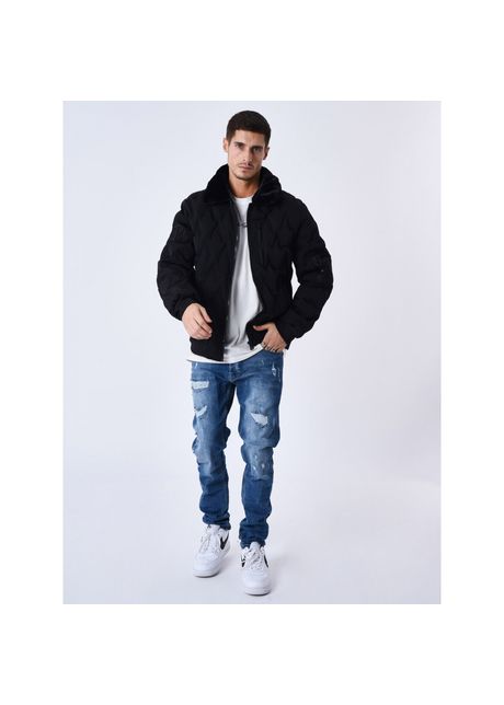 Furry aviator collarpuffer jacket project x paris