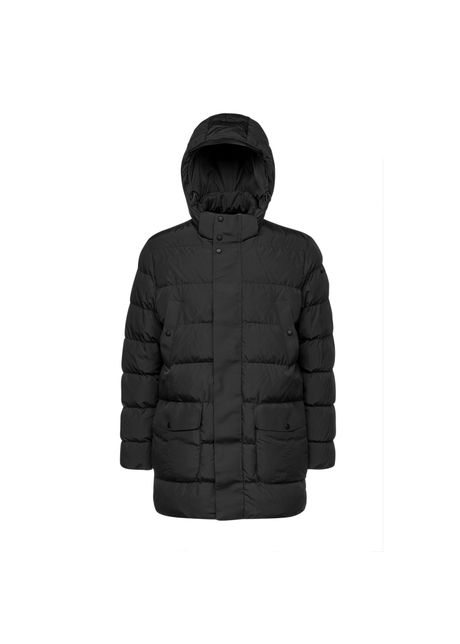 Geox s pieve long hooded puffer