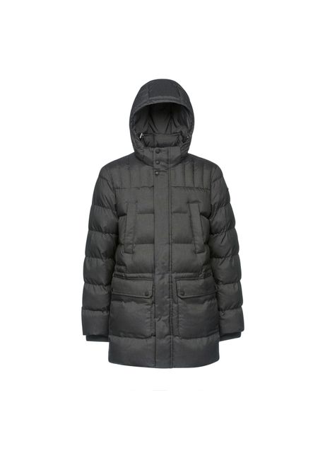 Geox s sanford long hooded puffer