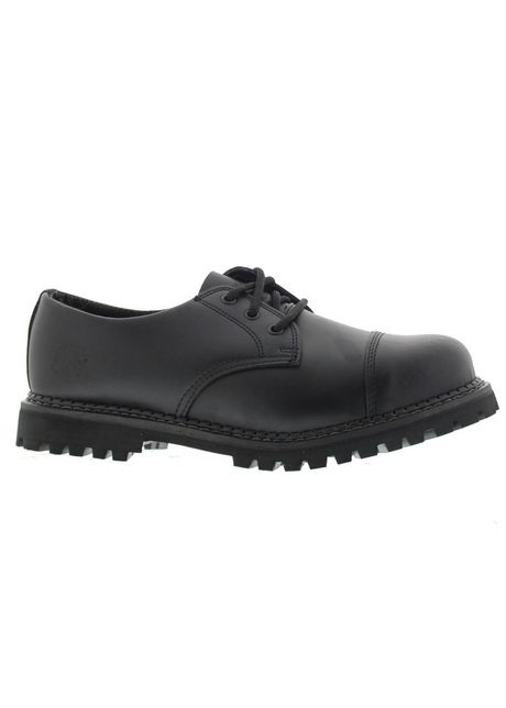 Grinders regent cs unisex formal steel toe shoes colour black