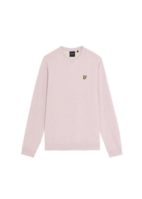 Heathered crew neck sweatshirt lyle scott