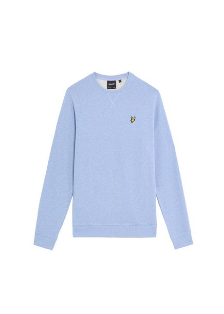 Heathered crew neck sweatshirt lyle scott