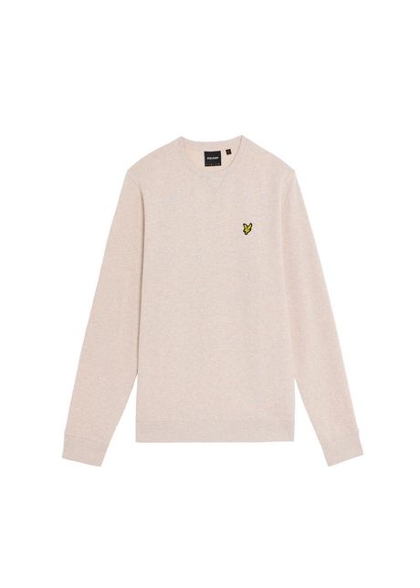 Heathered crew neck sweatshirt lyle scott