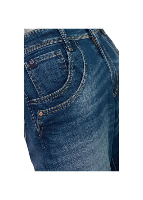 High waisted women s jeans 400 28 le temps des cerises revers n 2