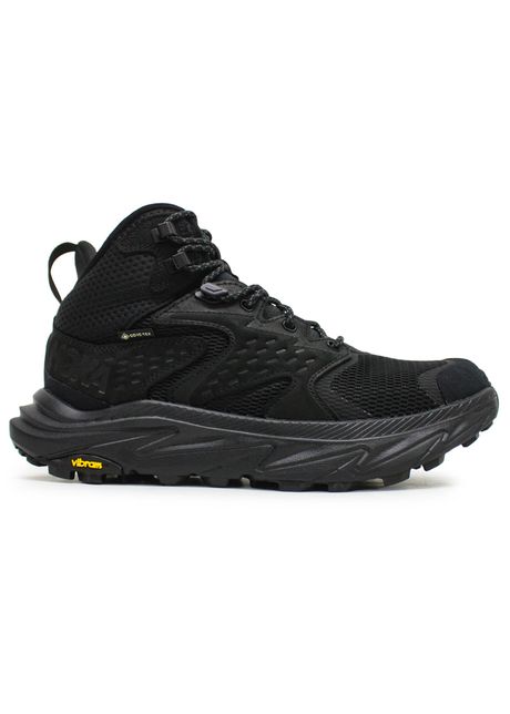 Hoka anacapa 2 mid gtx nubuck textile women s high top sneakers colour black black