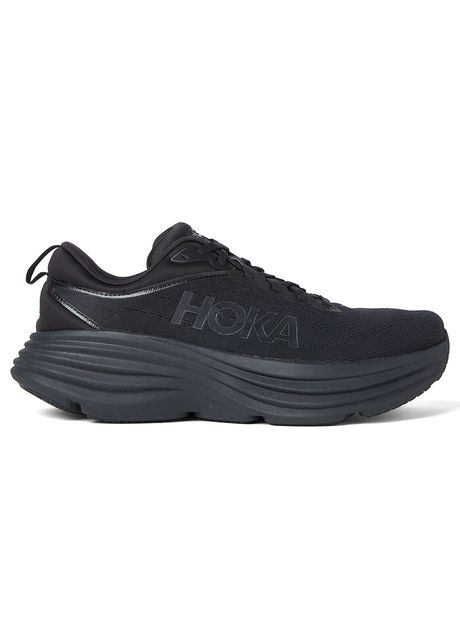 Hoka bondi 8 textile men s running black black sneakers