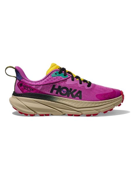 Hoka challenger atr 7 gtx textile synthetic women s running superbloom oatmeal sneakers