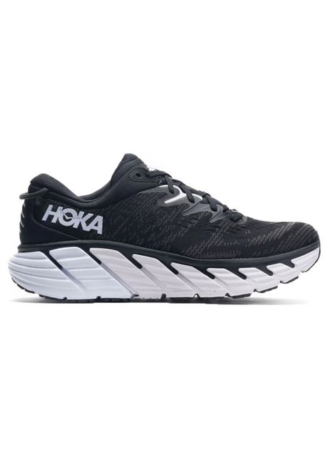 Hoka gaviota 4 mesh women s running shoes colour black white